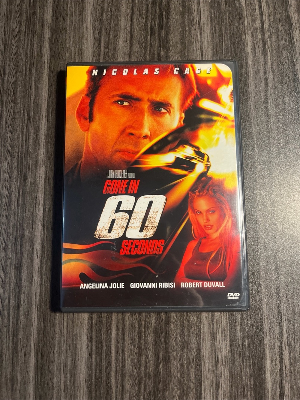Gone in 60 Seconds DVD - Orange Red Cover